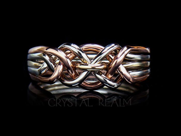 Triple Silver Puzzle Ring - deliciousamulet