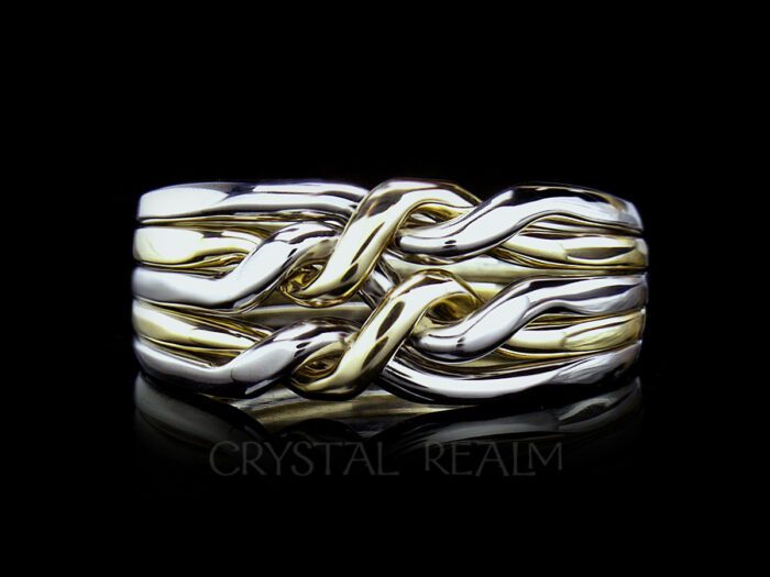 five-band-puzzle-ring-chain-ss-14k-yg-med-heavy